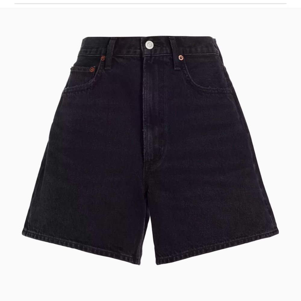 Stella High-Rise Denim Shorts